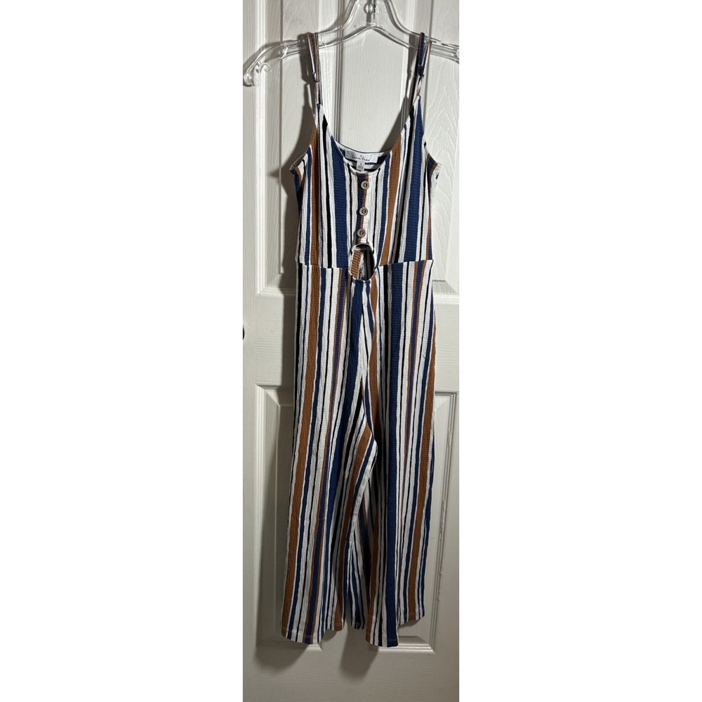 Love Tree Jumpsuit Spaghetti Strap Wide Leg Womens Small Relaxed Fit Soft Indie